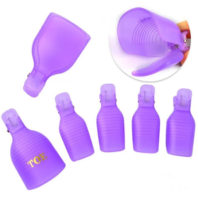 Toe Soak Off Cap Clips 5pcs Pack - Image 6