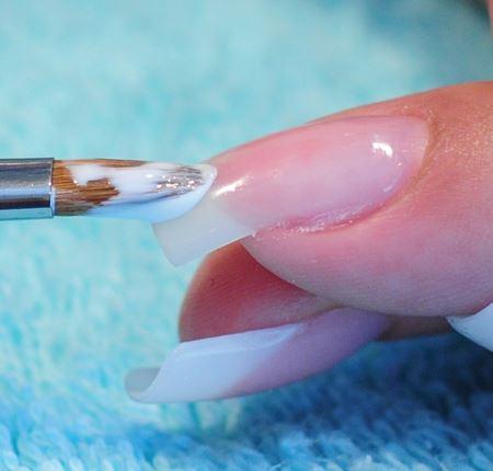 Gel Touch Tip Cat's Tongue Brush #5 Metal Handle + Cap - Image 2