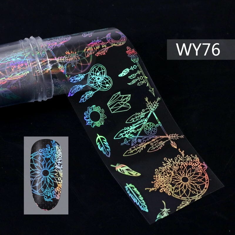 Transfer Foil Roll - WY Holographic Laser Series - Image 2
