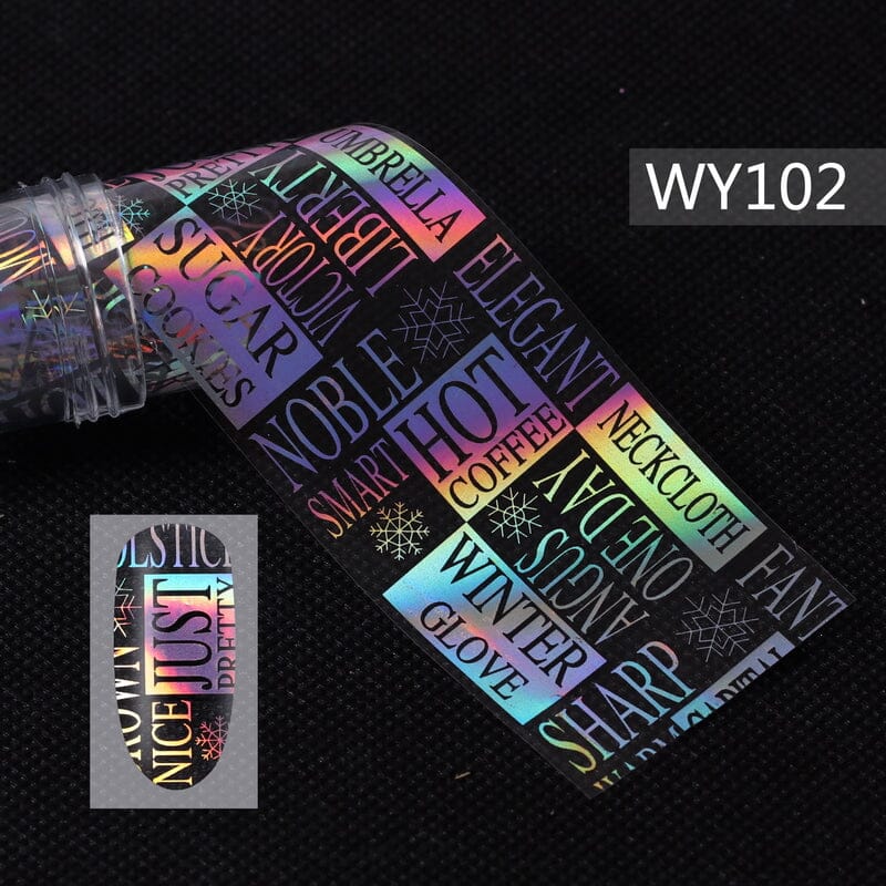 Transfer Foil Roll - WY Holographic Laser Series - Image 27