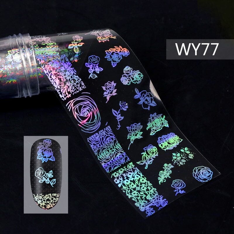 Transfer Foil Roll - WY Holographic Laser Series - Image 3