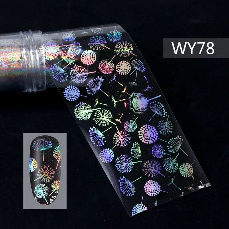 Transfer Foil Roll - WY Holographic Laser Series - Image 4