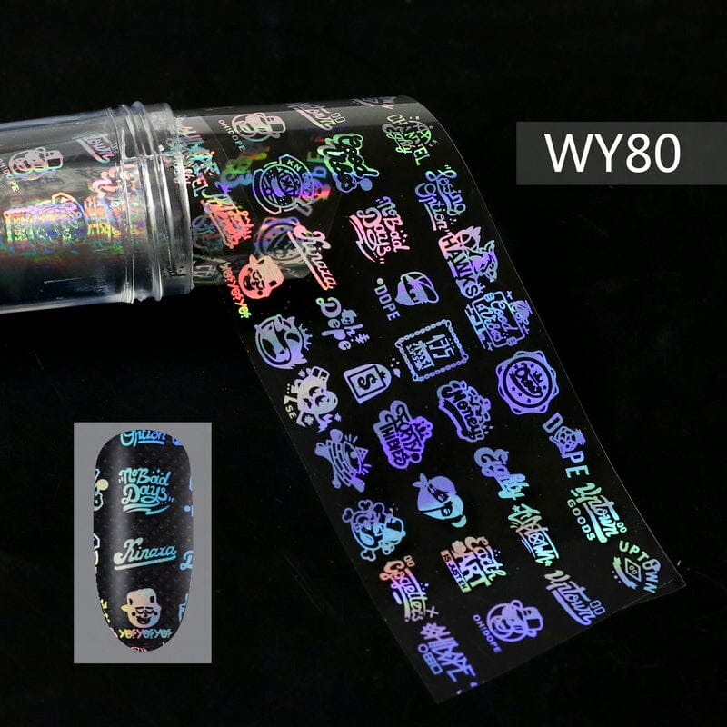 Transfer Foil Roll - WY Holographic Laser Series - Image 6