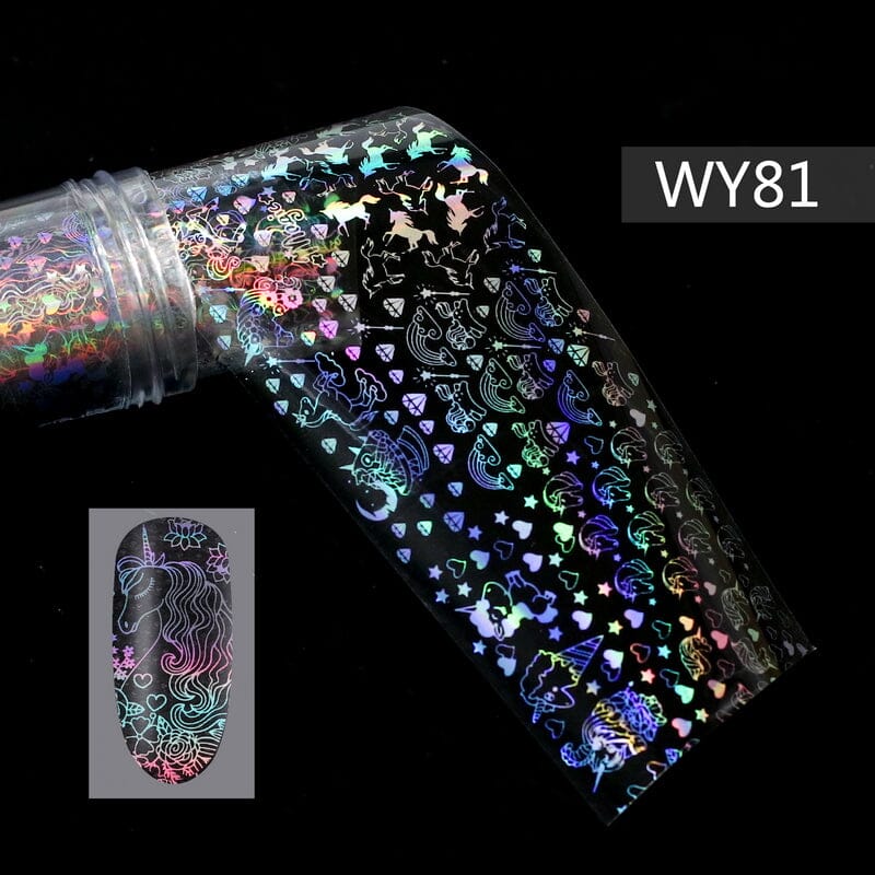 Transfer Foil Roll - WY Holographic Laser Series - Image 7