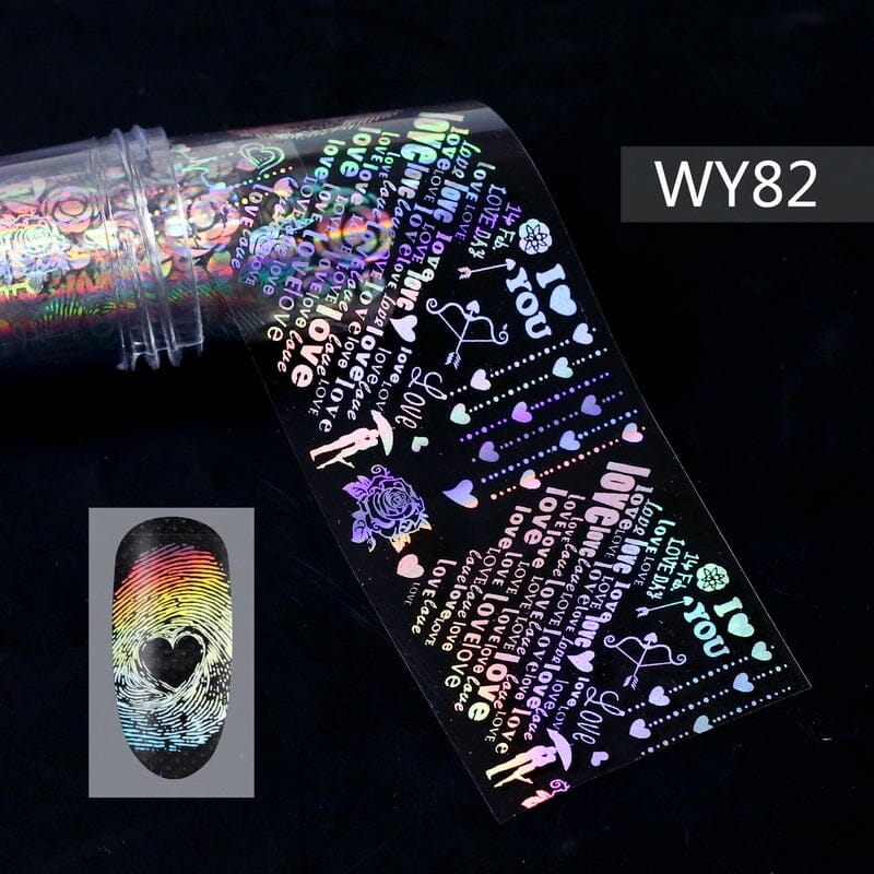 Transfer Foil Roll - WY Holographic Laser Series - Image 8
