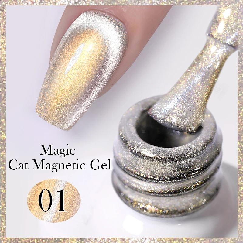 Transparent Aurora Cat Eye Magnetic Gel Born Pretty - Image 4