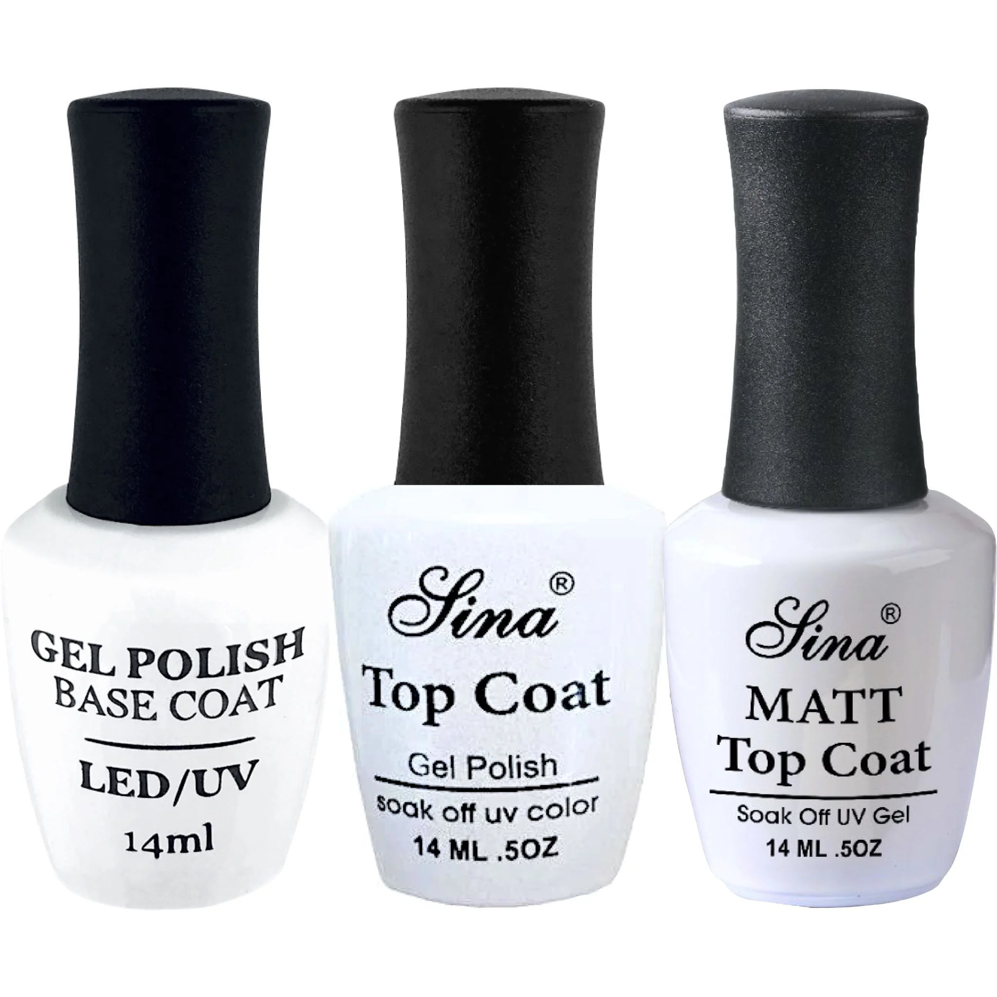 Trio Pack - Base Coat + Top Coat + Matte Top Coat - Image 3