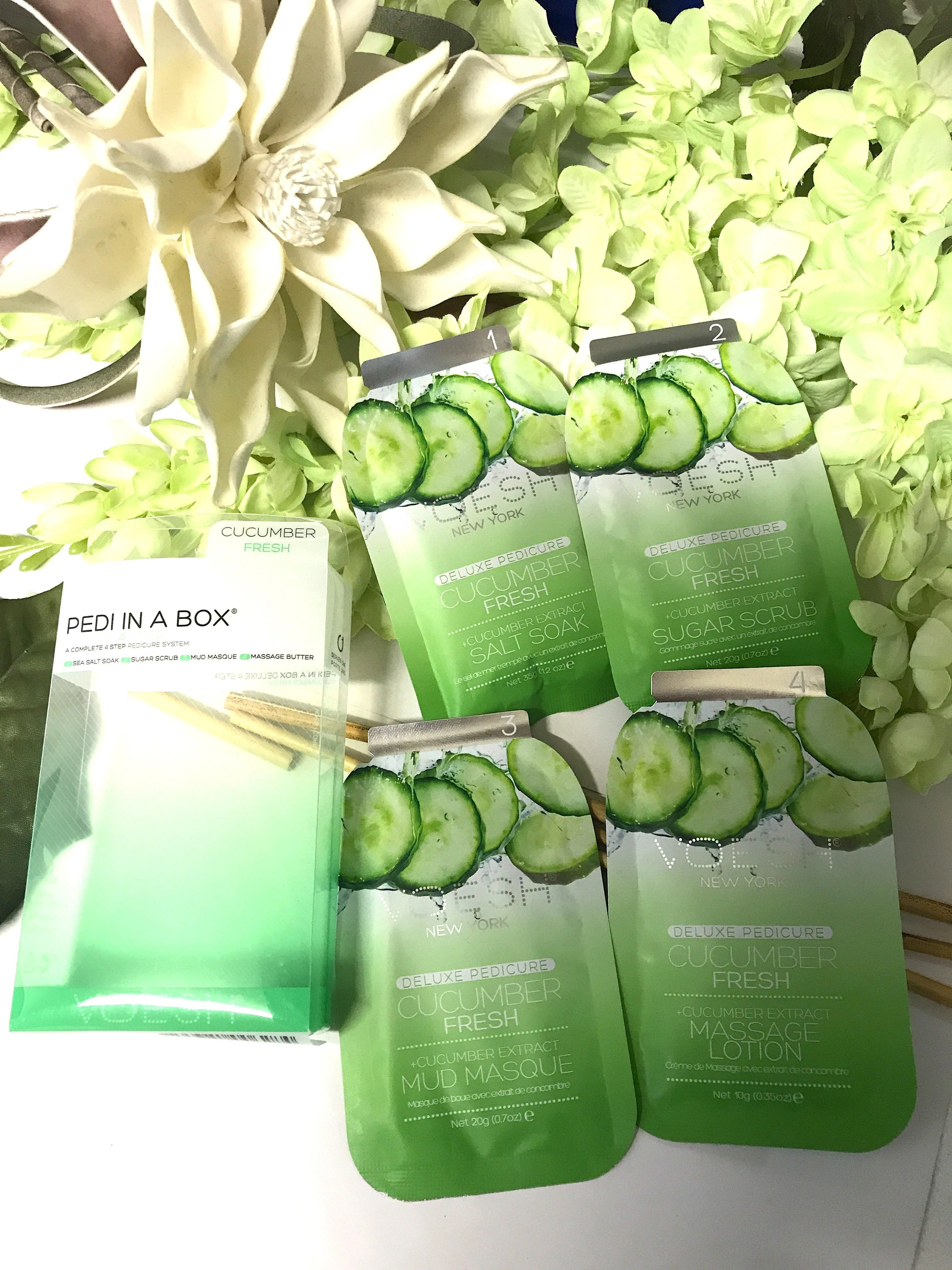 Pedi-in-a-Box Cucumber Fresh - Voesh - Image 2