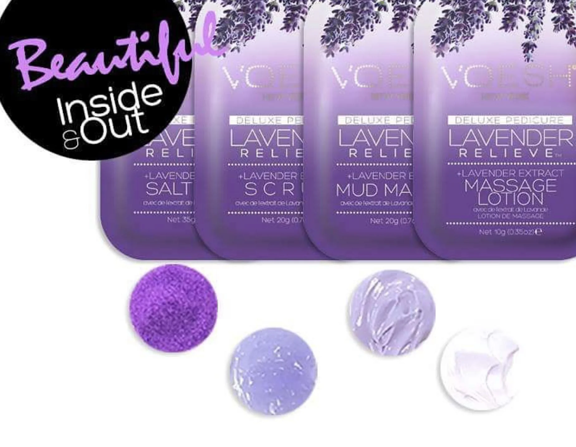 Pedi-in-a-Box Lavender Relieve - Voesh - Image 4