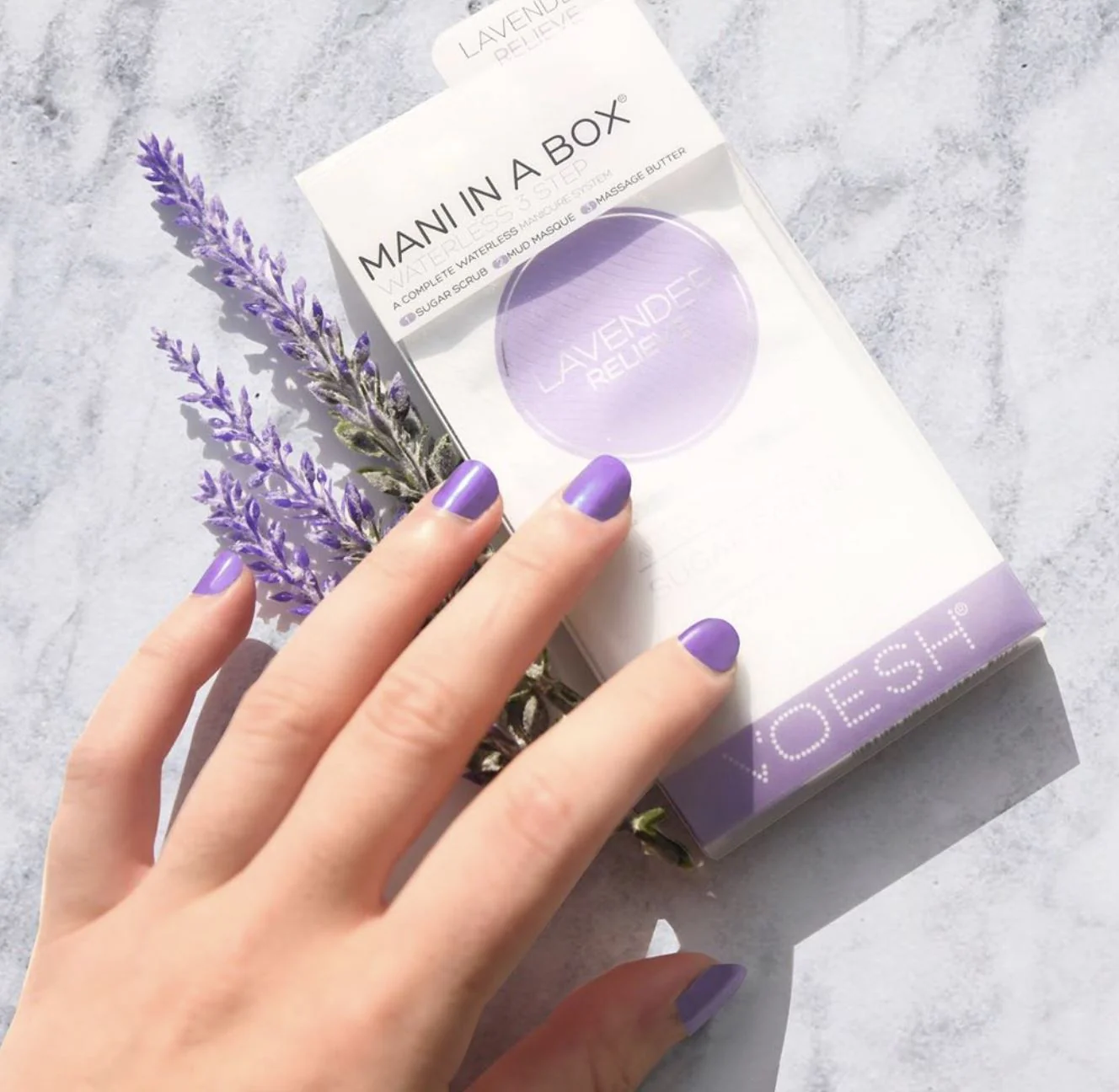 Pedi-in-a-Box Lavender Relieve - Voesh - Image 7