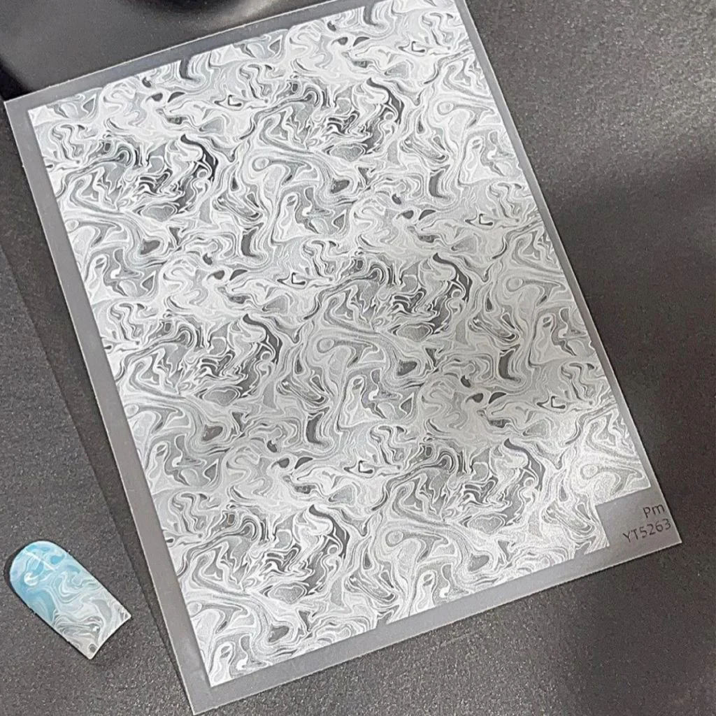 Waves Nail Art Sticker - Image 7
