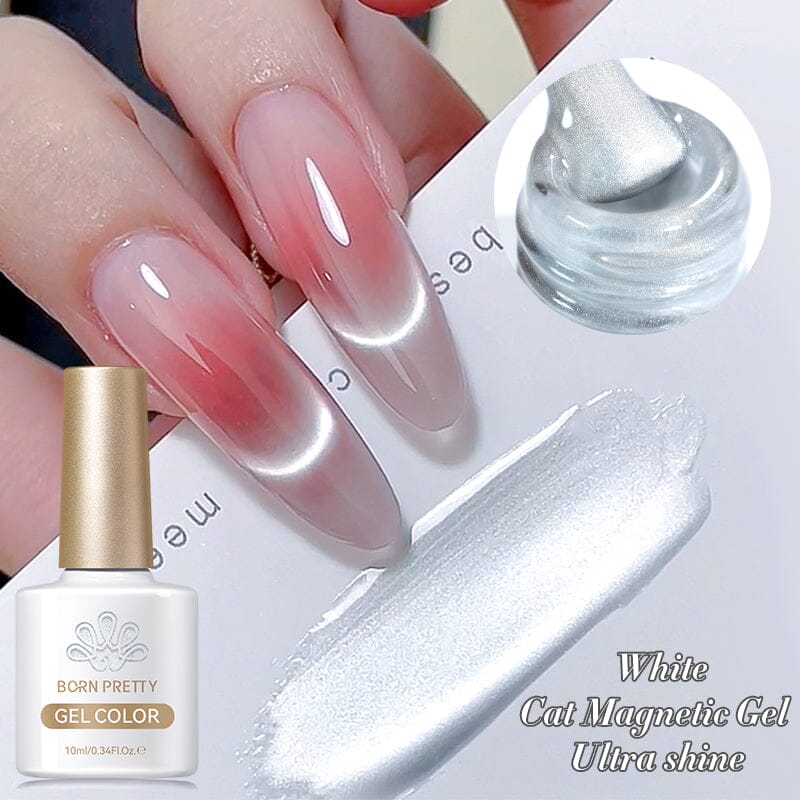 White Cat Eye Magnetic Gel Ultra Shine Born Pretty