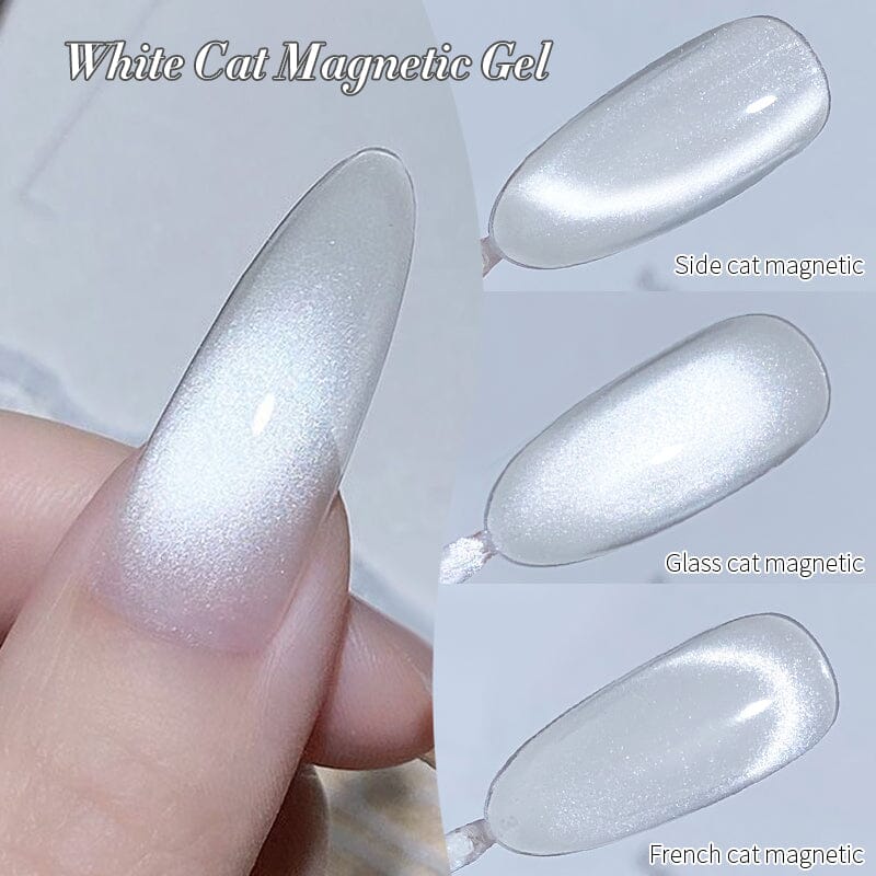 White Cat Eye Magnetic Gel Ultra Shine Born Pretty - Image 6